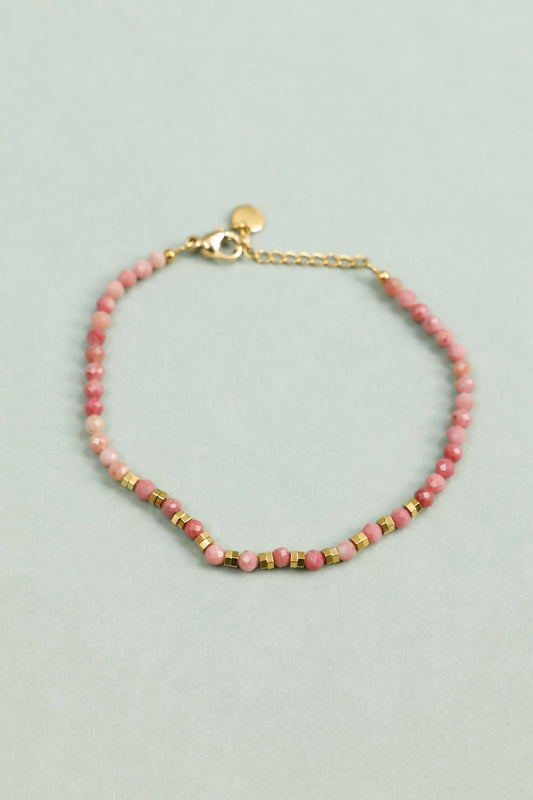 Bracelet Perles et Détails Dorés